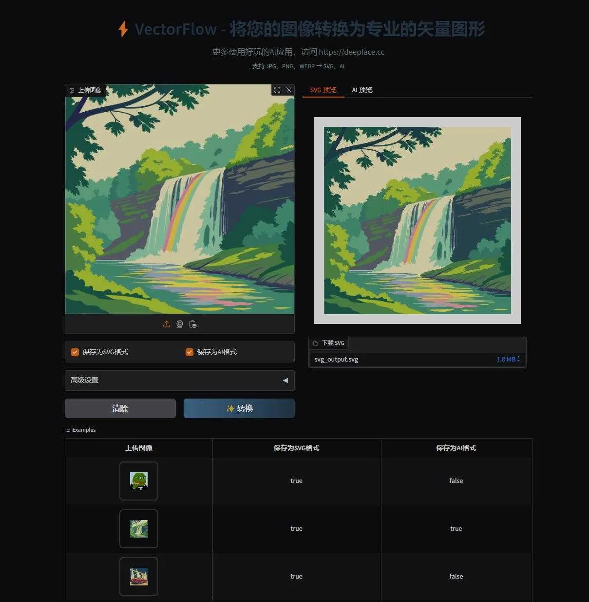 VectorFlow - 一键将图像转换为专业的矢量图形 本地一键整合包下载